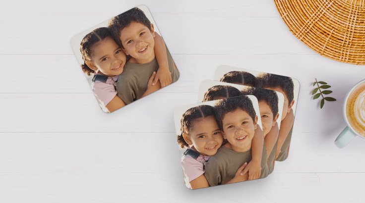 Custom Photo Coasters